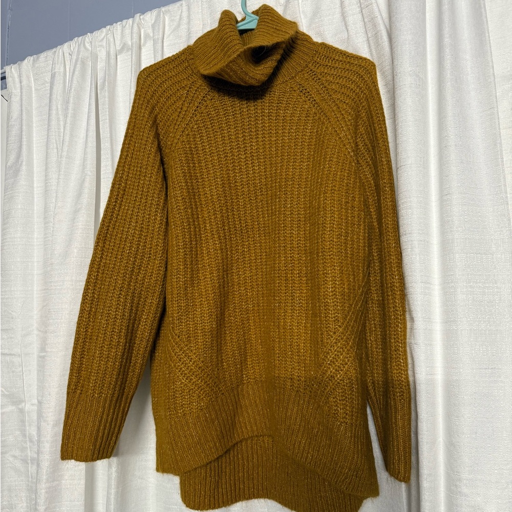 SOLD Old Navy Mustard Cowl Neck Sweater
